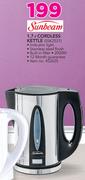 Sunbeam 1.7Ltr Cordless Kettle SSK2521