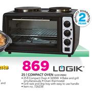 Logik 25Ltr Compact Oven LCO 250A