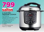 Salton 6Ltr Electric Pressure Cooker