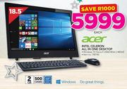 Acer Intel Celeron All in One Desktop