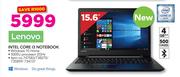 Lenovo Intel Core I3 Notebook