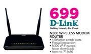 D-Link N300 Wireless Modem Router