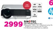 Sinotec LED Projector SPJ-86C