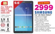 Samsung 9.6" 3G Tab E Tablet