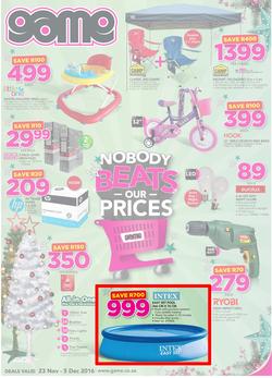 Game : Nobody Beats Our Prices (23 Nov - 5 Dec 2016), page 1