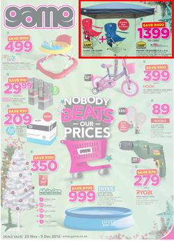 Game : Nobody Beats Our Prices (23 Nov - 5 Dec 2016), page 1