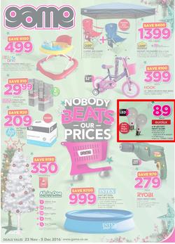 Game : Nobody Beats Our Prices (23 Nov - 5 Dec 2016), page 1