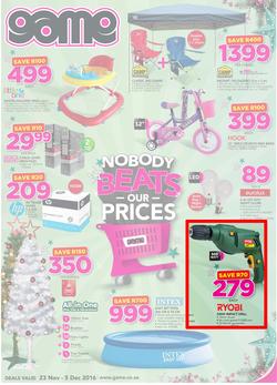 Game : Nobody Beats Our Prices (23 Nov - 5 Dec 2016), page 1