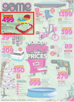 Game : Nobody Beats Our Prices (23 Nov - 5 Dec 2016), page 1