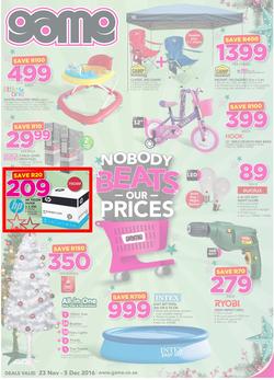 Game : Nobody Beats Our Prices (23 Nov - 5 Dec 2016), page 1