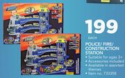 Adventure Wheels Police/Fire/Construction Station-Each