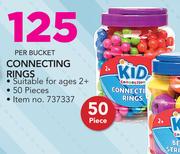 Kid Connection Connecting Rings-Per Bucket