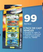 Adventure Wheels 5 Pack Die Cast Vehicles-Per pack