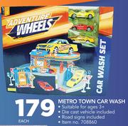 Adventure Wheels Metro Town Car Wash-Each