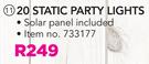 Solar 20 Static Party Lights