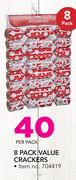 8 Pack Value Crackers-Per Pack
