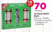 Party 18 Piece Pack-Per Pack