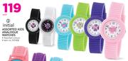 Initial Assorted Kids Analogue Watches Assorted Colours-Each