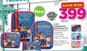 4 In 1 Character Backpack Set-Per Set