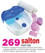 Salton Foot Spa