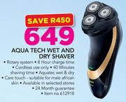 Philips Aqua Tech Wet And Dry Shaver