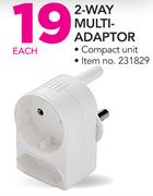Simple Choice 2 Way Multi-Adaptor
