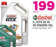 Castrol 5Ltr GTX 20W 50 Engine Oil