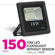 Eurolux 10W LED Floodlight Without Sensor