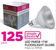 Simple Choice LED PAR38 11W Floodlight Globe-Each