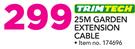TrimTech 25m Garden Extension Cable