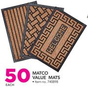 Matco Value Mats-Each
