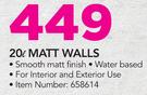 Homestead 20Ltr Matt Walls