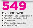 Homestead 20Ltr Roof Paint