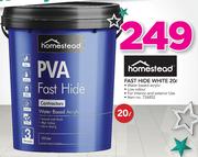 Homestead Fast Hide White-20Ltr