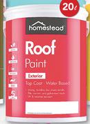 Homestead 20Ltr Roof Paint