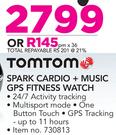 TomTom Spark Cardio+ Music GPS Fitness Watch