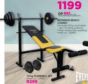 Iron discount man bench