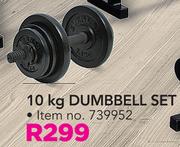 Everlast 10Kg Dumbbell Set
