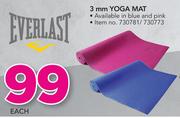 Everlast 3mm Yoga Mat-Each