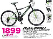 Raleigh 26" Ascent Dual Suspension Mountain Bike