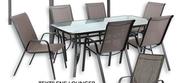Out&About 7 Piece Textilene Patio Set-Per Set