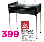 Out&About Adjustable Family Braai