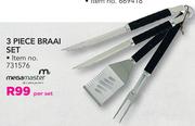 Megamaster 3 Piece Braai Set-Per Set
