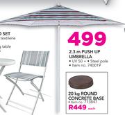 2.3m Push Up Umbrella