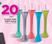 Plastic Yard Party Glass-Each