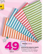 Mainstays Assorted Beach Mats-Each