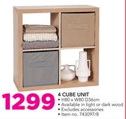 4 Cube Unit