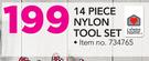 Always Home 14 Piece Nylon Tool Set