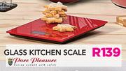 Pure Pleasure Glass Kitchen Scale