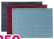 Decorland 25mm Aluminium Venetian Blinds Plain Colours) 590x600mm